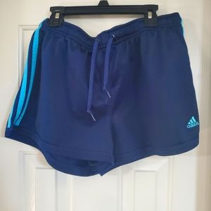 Women's Adidas Shorts - Navy